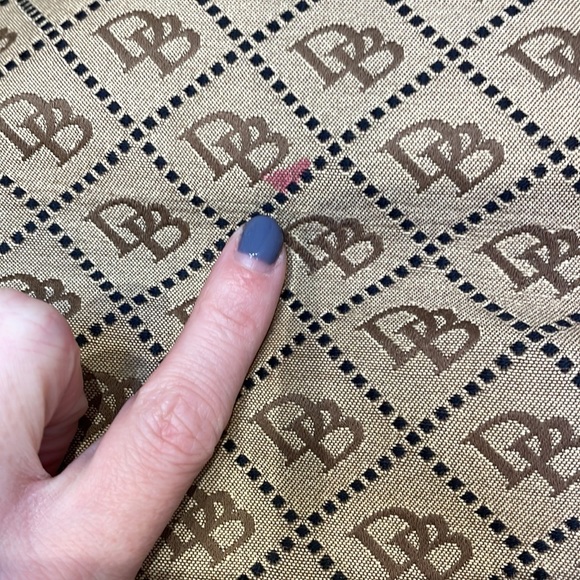 Dooney & Bourke brown monogram shoulder bag - Picture 6 of 13